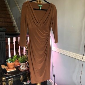 Lauren Ralph Lauren Brown Evening Dress